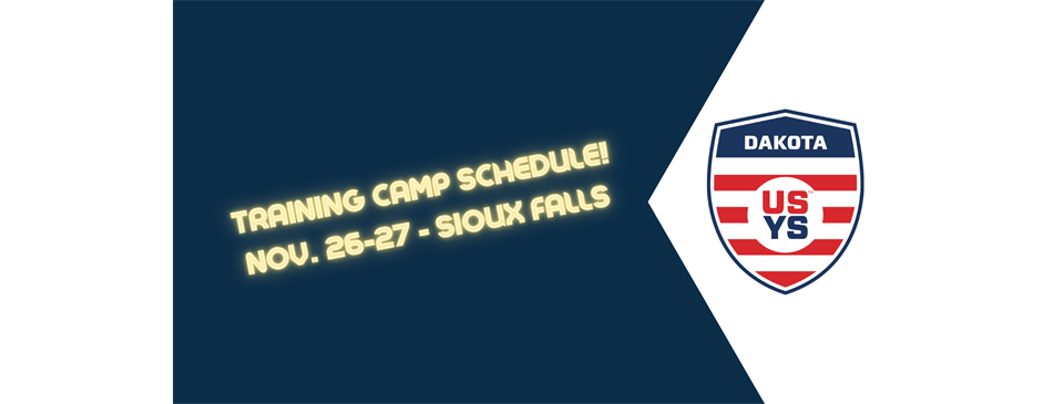 Training Camp Schedule!