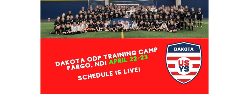 Fargo Training Camp - Schedule is Live!