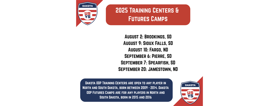 2025/2026 Dakota ODP Training Centers & Futures Camps